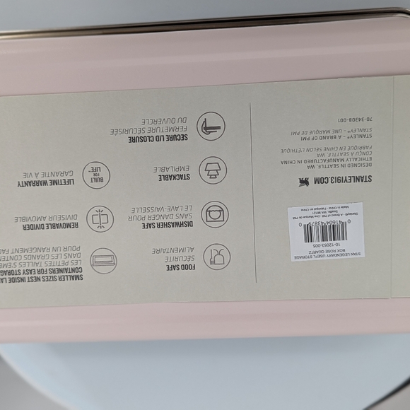 NEW Classic Legendary Useful Box 4.3 QT Rose Quartz Pink lunch stainless steel - Picture 2 of 10